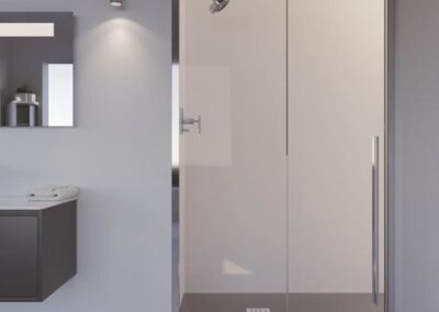 1 HOJA CORREDERA + 1 HOJA FIJA