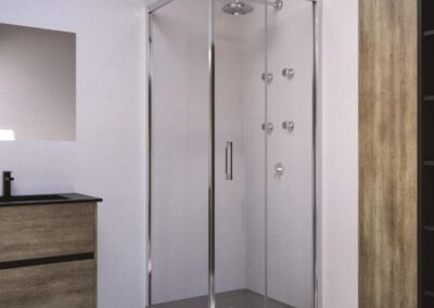 2 hojas practicables + fijo