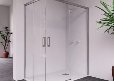 2 hojas correderas + 2 fijos