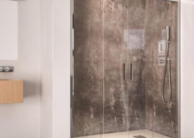 2 HOJAS CORREDERAS + 2 HOJAS FIJAS